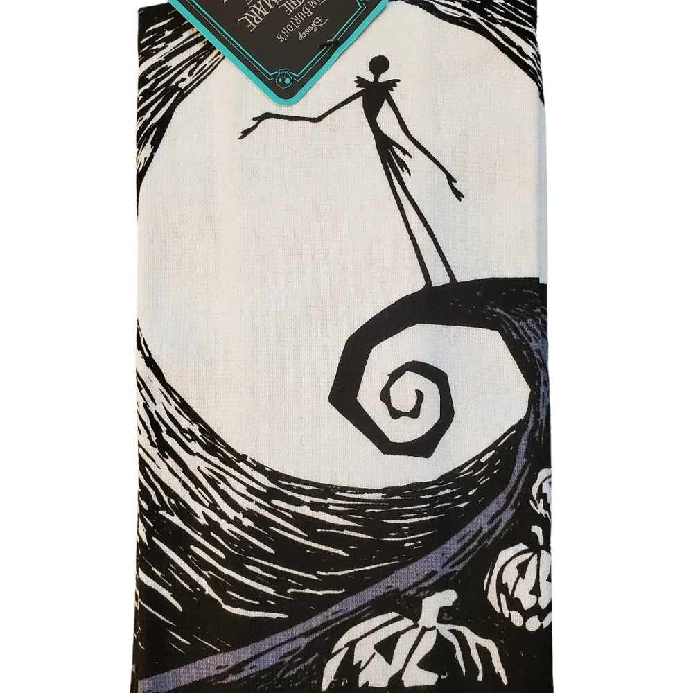 Disney Nightmare Before Christmas Jack Skellington Kitchen Towels Pack Of 2 New‎